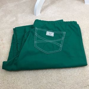 Blue Sky Scrubs Emerald Green Bottoms